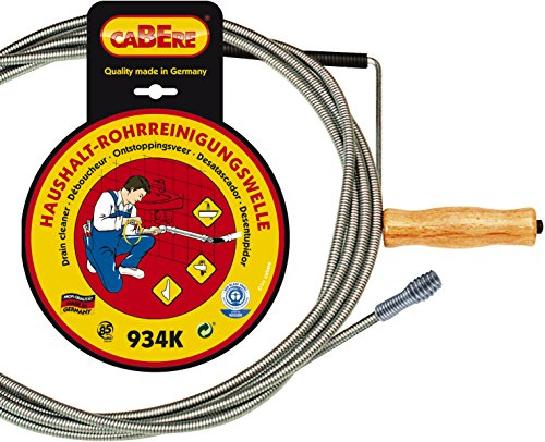 Rohrreinigungswelle L.10m Wellen-D.12mm Krallen-D. 40mm doppellag.m.Stahlkuppl.