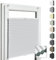 Home-Vision® Premium Doppelplissee Wabenplissee ohne Bohren mit Klemmfix (Weiß-Weiß, B75cm x H200cm) Modern Klemmfix Blickdicht Plissee Sonnenschutz Hitzeschutz Jalousie für Fenster Thermo