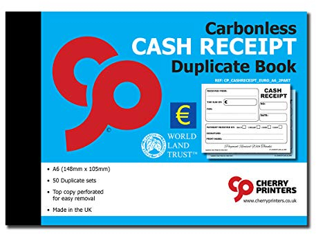 Cherry Kassenbuch, selbstdurchschreibend, DIN A6, 50 Sets
