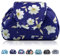 Lazy Kosmetikbeutel mit Kordelzug Portable Große Kosmetiktasche Reisetasche Make up Beutel Aufbewahrung Organisator für Damen Mädchen (Kleine Daisy)