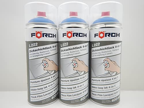 Förch 4 in 1 RAL 5010 ENZIANBLAU BLAU DICKSCHICHTLACK LACK SPRAY SPRAYDOSE 400ML (3)