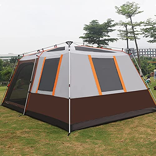 3-4-5-8-Personen-Zelte, Tunnelzelte, Zelte für Camping wasserdicht, 2 Zimmer und Wohnzimmer, automatische Pop-Up-Zelte, mit feuchtigkeitsbeständiger Matte