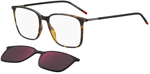 HUGO Gafas de Sol HG 1270/CS HAVANA/RED CLIP ON 53/17/145 hombre