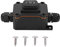 3 Wege Runder Wippschalter 12V Wasserdicht 3 Positionen EIN/Aus/Ein Wippschalter Universeller Wippschalter für Auto, Boot, Schiff (Schwarz)