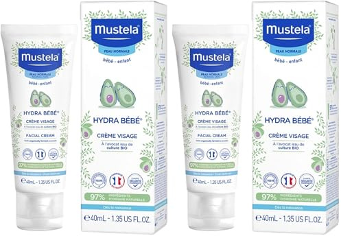 Mustela - Mustela Hydre Bébé Soin du visage Crème - 40ml (Lot de 2)