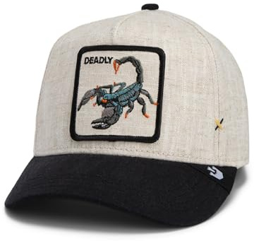 Goorin Bros. Cap Lethal Linen Black Beige Schwarz, Size:OneSize