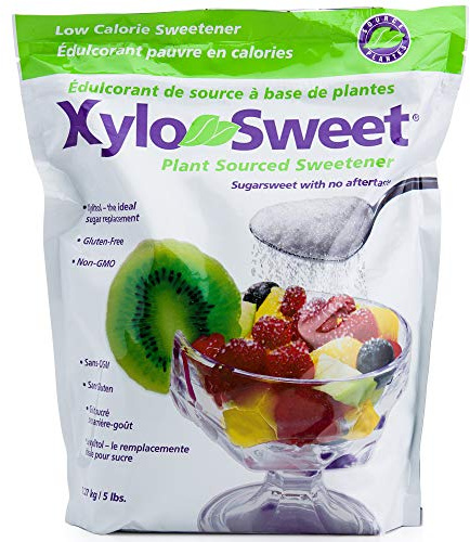 Xlear XyloSweet Plant Sourced Xylitol Sweetener - Pure Natural Sugar Substitute, Granules, Non-GMO, Gluten-Free, 5 Pound Bag (Pack of 1)