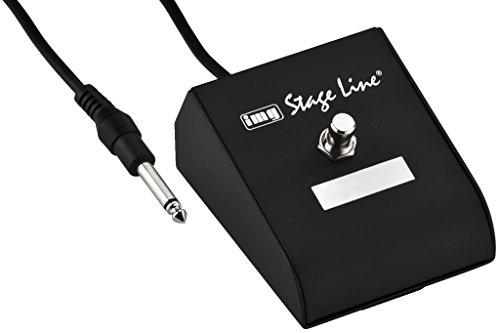 MONACOR FS-100 Fußschalter für Gitarrenverstärker, schwarz, 246500