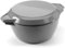 Samuel Groves Enamel Cast Iron Round Casserole Dish with Lid – 24.5cm / 4L | Family-Sized Dutch Oven | Oven & Hob Safe, Durable Enamel Coating, Even Heat Distribution