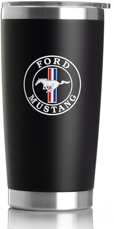 Ford Mustang 20 oz double-wall insulated Travel Coffee Mug
