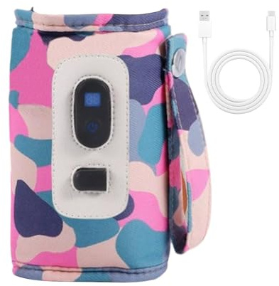 USB Bottle Warmer, Car Travel Milk Heater, Bottle Heating Pad, Quick Heating Bottle Warmer, Accurate Temperature Control, Bottle Warmer for Home, Car, Camping