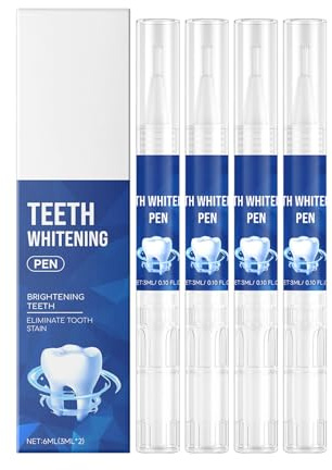 Tandblekningspenna Och Gelkit FöR KäNsliga TäNder, Blekningsgel Essence-Penna, MunvåRdsgel FöR Tandblekning, Tandblekningsgel Essence-Penna, KäNslighetsväNlig Blekningsessens (2 BOX)