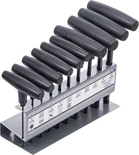 BGS Diy 791 | Serie di cacciaviti con impugnatura a T | esagono interno | 2 - 10 mm | 10 pz.