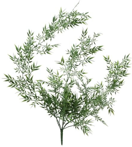 BOLTZE Bambusstecker Bambusstrauch - grün - 90cm auf Steckstab Bambusblätter