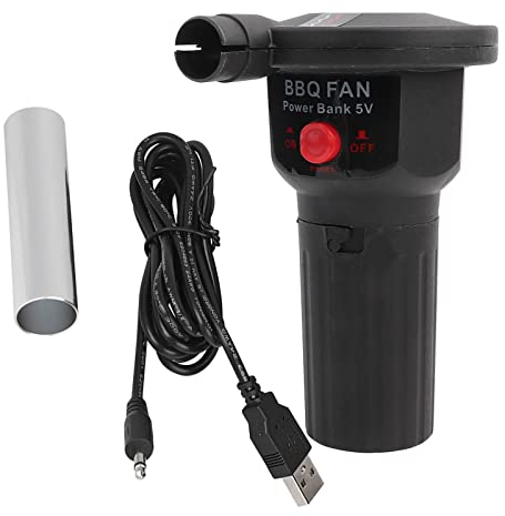 TOPINCN - Ventilador Para Barbacoa Eléctrico Ventilador De Barbacoa Portátil Ligero Soplador De Aire Para Barbacoa Picnic Camping Herramienta De Cocina Al Aire Libre