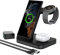 Boaraino Wireless Charger Kompatibel mit Samsung, 3 in 1 Induktive Ladestation Kompatibel mit Samsung Galaxy Watch 5/4/3, Galaxy S22/S21/S20/S10/Note20/Note10/Z Flip 4, Galaxy Buds