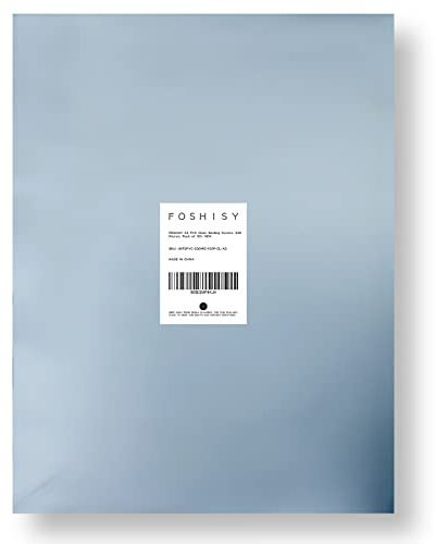 FOSHISY A3 PVC Clear Binding Covers,230 Micron,Heavy Duty, Pack of 100, Plastic PVC Sheets,Etching Stencils Crafts