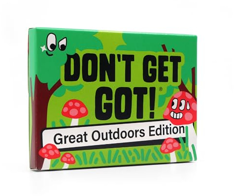 Don’t Get Got: Outdoor Edition – Award-Winning Secret Missions Game for Adults, Teens & Families | Hilarious Card Set for Camping, Festivals, Travel & Game Night Fun | Perfect Christmas Game