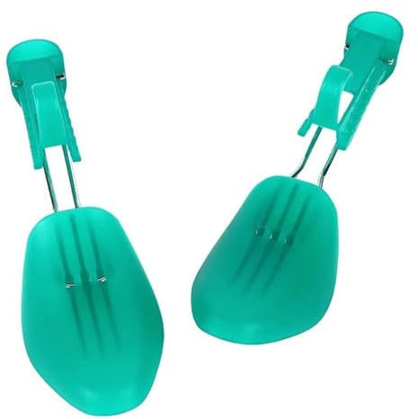 Hormas Para Zapatos 1 par de ensanchadores de formas moldeadoras de árboles de zapatos de plástico de Color verde ajustables for mujeres y hombres, árbol de zapatos negro de moda Unisex Para Zapatos C