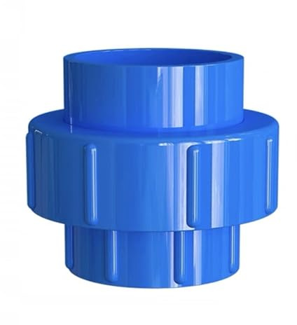YTMOZ Raccord de Tuyau en PVC 20 mm à 110 mm, Blanc, Bleu, Gris, 1 pièce(Blue,75mm)