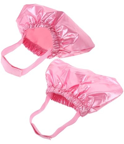 WEKAMOS 2 Pièces Bonnets pour Chats et Petits Chiens Étanches et Ajustables Protègent Oreilles Yeux pour Bain à