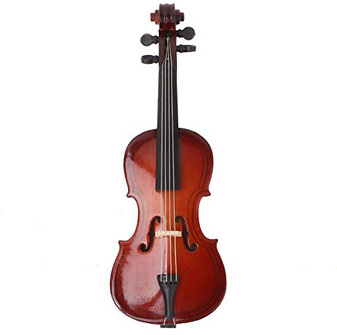 Mini Cello Modell, Lebensechter Look mit Glatter Oberfläche, Musik Dekoration für Zuhause, Büro, Geschenke an Musikfreunde und Familie