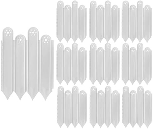 Bordature Da Giardino - Bordi Decorativi Per Aiuole | Barriera Protettiva Cortile Set 10 Recinzioni Accessorio Paesaggistico Prato Patio Strada Sentieri Pavimentazione Esterna