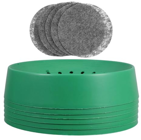 HOODANCOS 6 Pezzi Ciotole per Nido di Piccioni in Plastica Traspirante, Lisce e Riutilizzabili, Accessori per Allevamento Uccelli Design Sicuro e Confortevole per Nidificazione in Gabbia