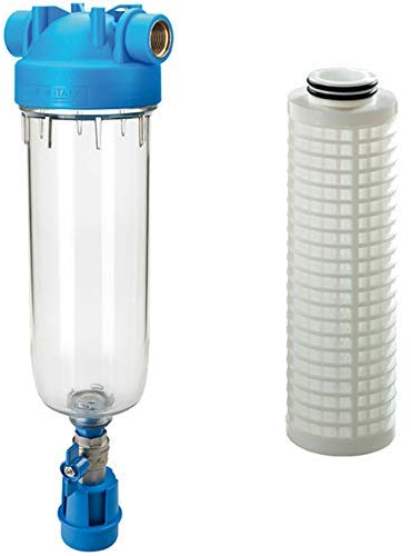 DP1S 10 MONO 1” OT Filtergehäuse mit RL 10 BX 50 mcr 10 Sandfilter