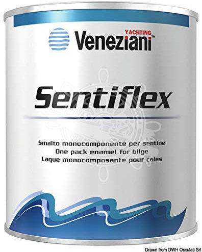 Veneziani Laque Mono-composant Sentiflex Gris 750 ML