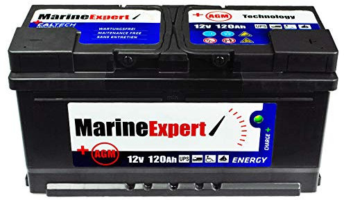 Batteria per barca 120 Ah AGM senza manutenzione