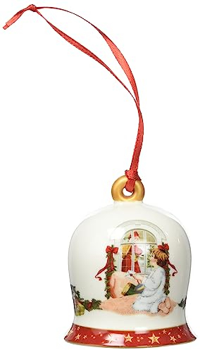Villeroy & Boch - Annual Christmas Edition Glocke 2022 6x6x7cm, Premium Porzellan, Sammlerstück