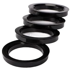 Centradores De Llantas 4 piezas/juego 60,1-63,4 60,1-64,1 60,1-66,1 60,1-67,1 60,1-71,5 60,1-73,1mm anillos céntricos de cubo de rueda PE plástico rígido Anillos Centradores Llantas