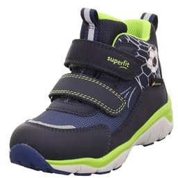 Superfit Baby Jungen SPORT5 leicht gefütterte Gore-Tex Sneaker, BLAU/HELLGRÜN 8000