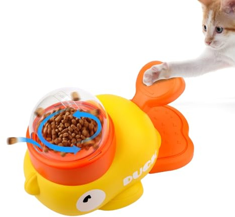 SI SEN Interactive Dog Toys, Training Fun Feeding, Dog Cat Treat Dispenser Toy for Small, Medium and Large, Improve Cats and Dogs’ Intelligence, Birthday Present
