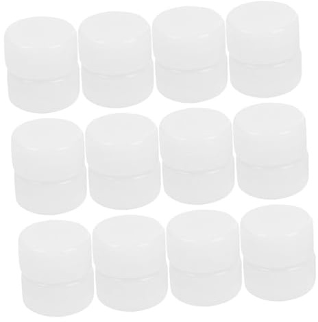UPKOCH Boîte à Sonnerie Plastique 33mm pour Bébé, Lot de 50 Pièces, Accessoire Blanc, Créateur de Bruit pour Jouets, Adapté Poussette et Berceau, Sensoriel Stimulant Tactile