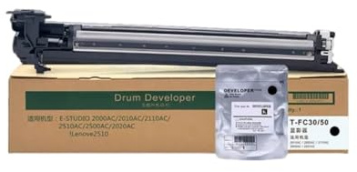 LOKLNEYK Unité De Développement FC30/FC50 (1 Pièce), Compatible avec Les Photocopieurs Toshiba E-Studio 2050C, 2051C, 2550C, 2551C, 2555C, 3055C Et 3555C.(BK)
