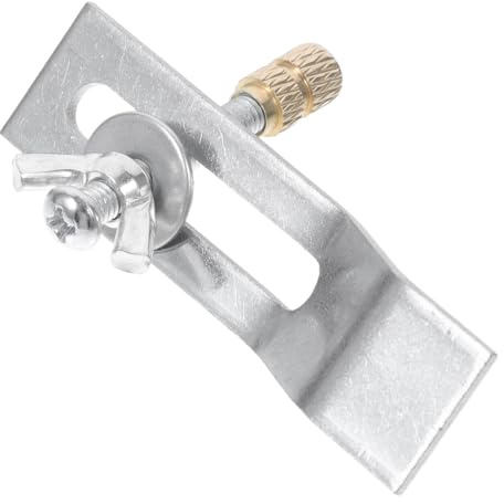 PLAFOPE Ensemble de Clips de Fixation Métallique pour Évier Encastré, Supports de Montage Robustes en Acier Zingué, Kit Installation sous Plan pour Lavabo Cuisine, Accessoires de Fixation