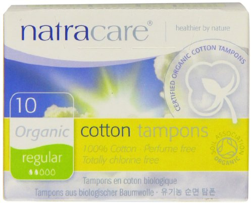 Natracare Organic Non-Applicator Tamponger Regular x 10