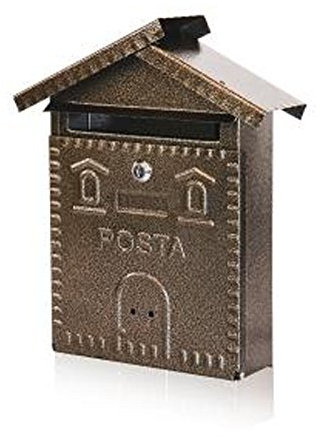 Vigor Blinky 27342-20 - Depósito A Cartas En El Formulario De Hierro Casetta, 28X9X35, Antracita