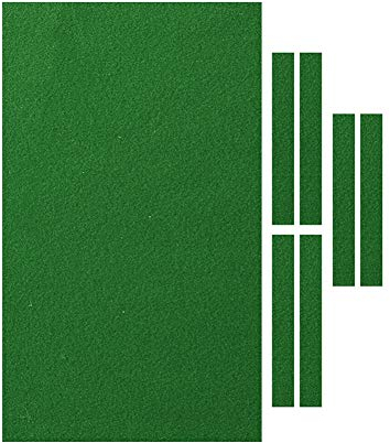 XHXseller Tischdecke, Tischunterlage, professionelle Billard-Tischdecke, Zubehör, Nylonstange, solide, Sport-Billardpool, professionelles Hotel (2,8 + 1 m, 2,8 m), Grün