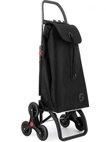 Carro Rolser I-MAX MF 6 Ruedas Sube Escaleras Plegable - Negro