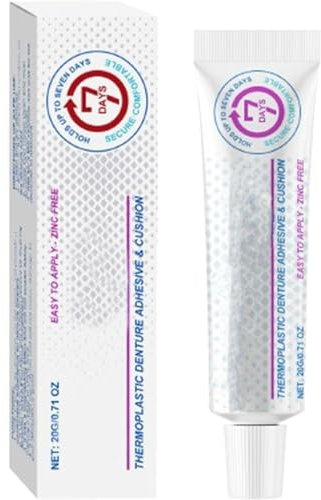 Kit di ribasatura in silicone per protesi - Kit di ribasatura in silicone per protesi | Adesivo per protesi Jeremytis | Kit di ribasatura in silicone per protesi | Presa sicura della protesi p