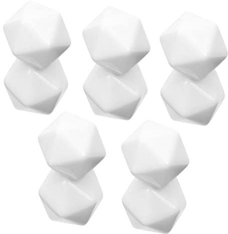 JOINPAYA 10pezzi Acrilici Vuoti Per Fatti Mano Accessori Per Giochi Educativi e Attività Creative Per