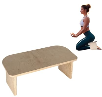 CAWI Folding Meditation Bench - Ergonomic Meditation Stool - Foldable Stool for Yoga, Meditation and Prayer