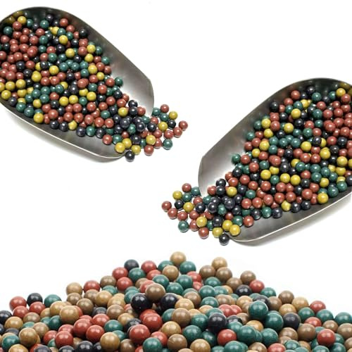 900g Boule d'argile Dure, Boules de Lance-Pierre de 9 mm, pour Exercices de Lancement