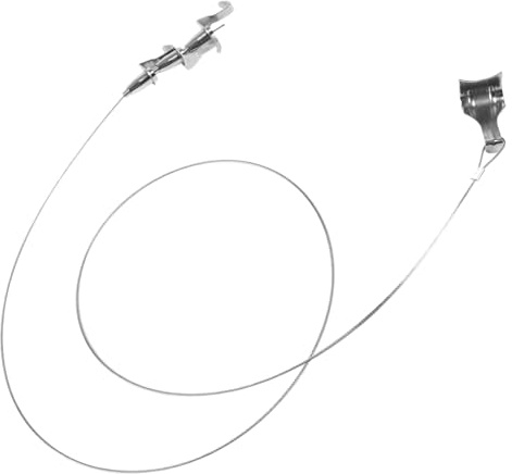 DIYEAH 2 juegos Kit Colgador de Cuadros Ajustable con Cable de Acero Inoxidable Ganchos y Clips para Colgar Cuadros Espejos y de Arte Sistema Resistente y Fácil de Instalar con Cable