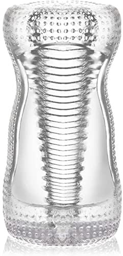 ACVIOO Masturbieren Mann, Manuelle Masturbator Cup Sex Spielzeug für die Männer mit 3D Realistische Vagina Oralsex, Mini Tragbar Kristall Penis Trainingsgerät Masturbation Taschenmuschi für Männer