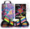 KALOUR 72 Lápices de colores de para libros de colorear para adultos, estuche con ranura para cremallera, con sacapuntas, núcleo suave