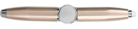 Fidget Pen, Penna Girevole Rilascio dell'umore Rilascio dello Stress Proiettore Firma LED Strumento di Scrittura a Luce per l'illuminazione (Oro)